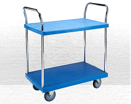 2 Shelf Plastic Trolley Model no. PHL-422GS
